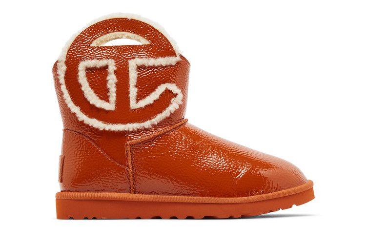 UGG Telfar x Logo Mini Boot 'Crinkle - Spicy Pumpkin'