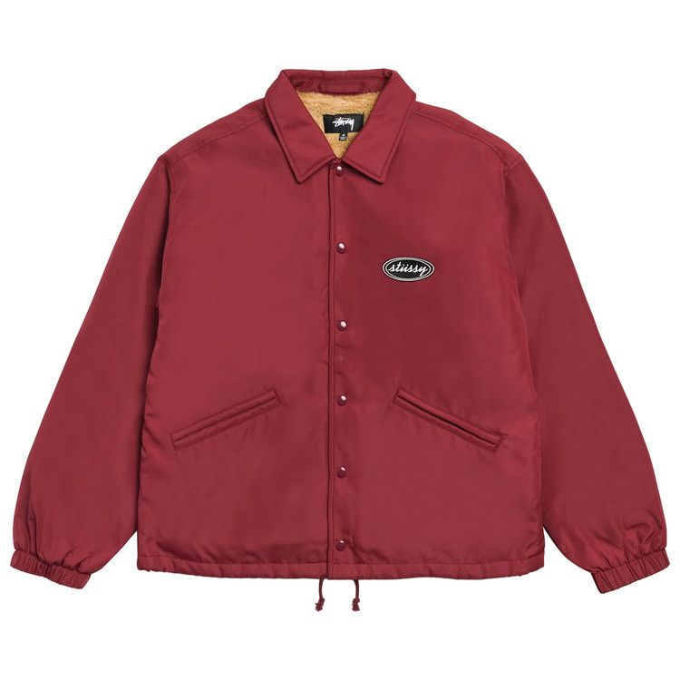 Stussy Coaches Jacket 'Burgundy'