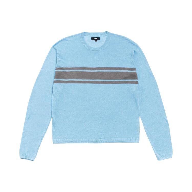 Stussy Lightweight Striped Sweater 'Blue'