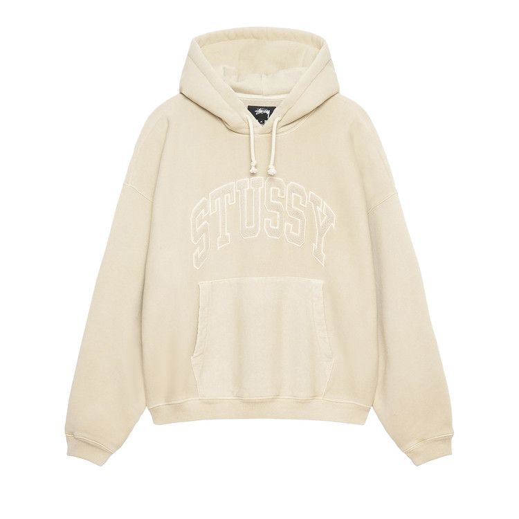 Stussy Embroidered Relaxed Hoodie 'Sand'