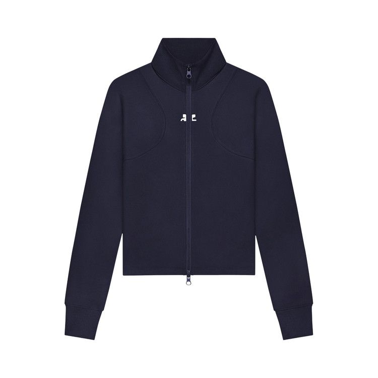 Courrèges Scuba Tracksuit Interlock Jacket 'Navy'