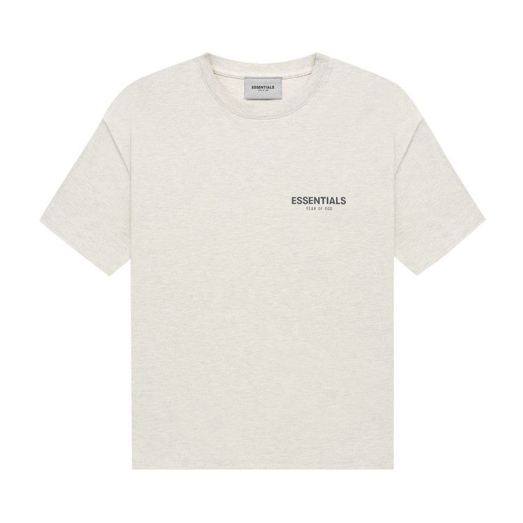 Fear of God Essentials Short-Sleeve Tee 'Light Heather Oatmeal'