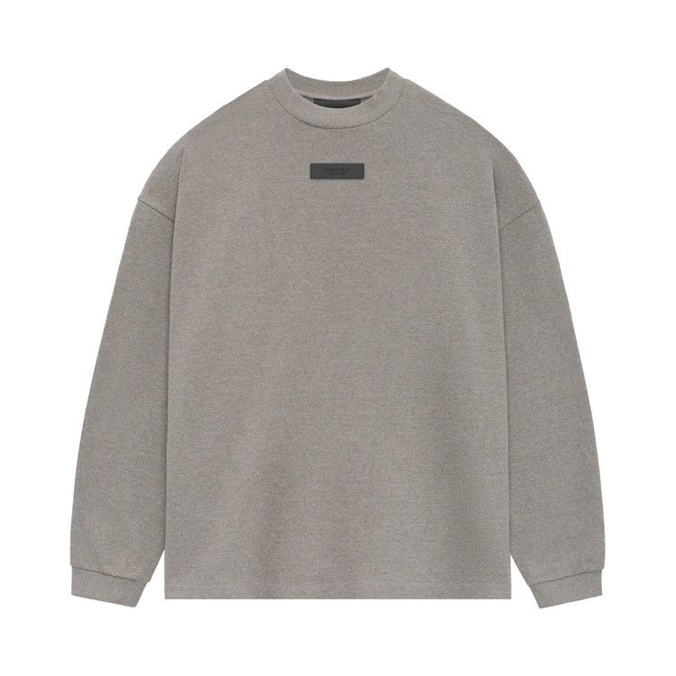 Fear of God Essentials Long-Sleeve Tee 'Heather Grey'