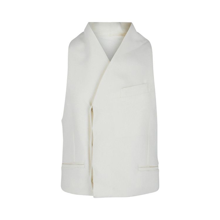 Ferragamo Surplice Vest 'White'