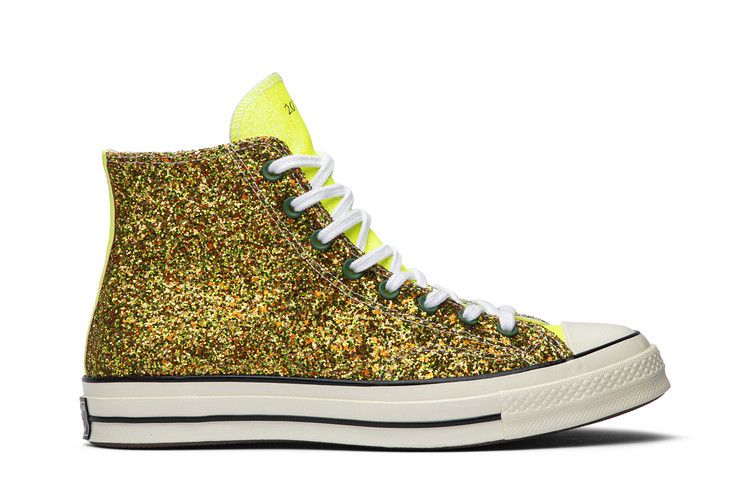 JW Anderson x Converse Chuck 70 High 'Glitter Pack - Gold Silver'