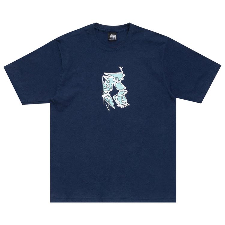 Stussy Smooth Sk8 Tee 'Navy'