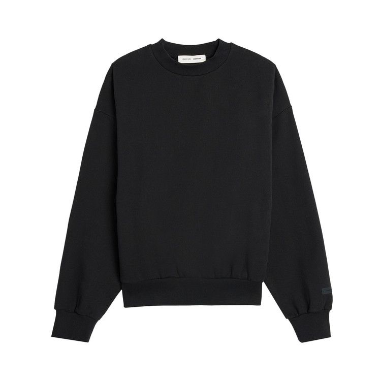 Fear of God Essentials Classic Fit Fleece Crewneck 'Jet Black'