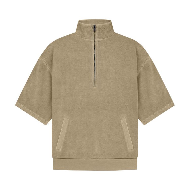 Fear of God Essentials Velour Mockneck 'Oak'