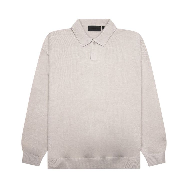 Fear of God Essentials Knit Polo 'Silver Cloud'