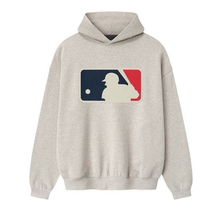 Fear of God Essentials MLB Sport Hoodie 'Heather Stone'