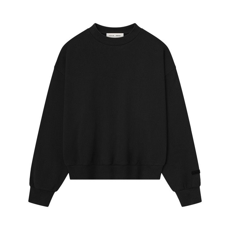 Fear of God Essentials Classic Crewneck Sweatshirt 'Jet Black'