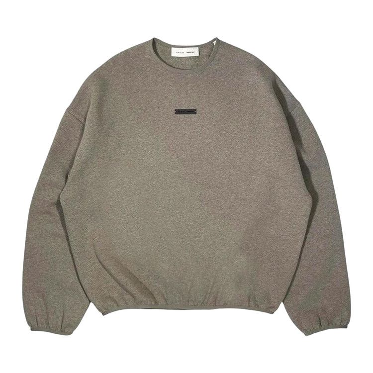 Fear of God Essentials Modern Fit Fleece Crewneck 'Homestead Heather'
