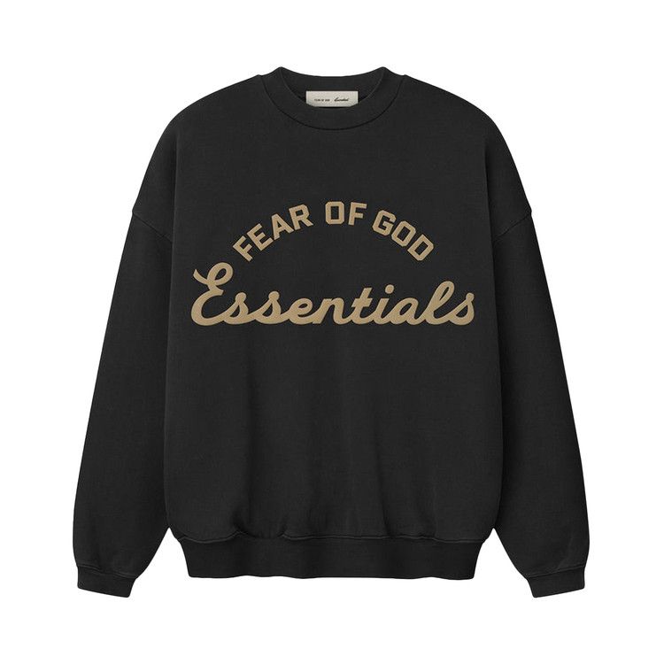 Fear of God Essentials 90's Crewneck Sweatshirt 'Faded Black'