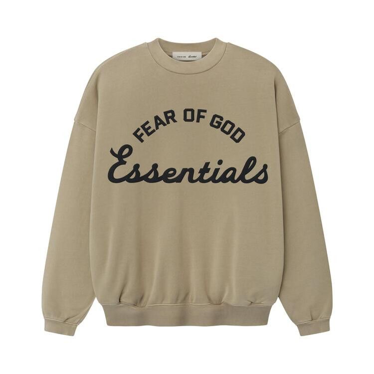 Fear of God Essentials 90's Crewneck Sweatshirt 'Faded Dune'