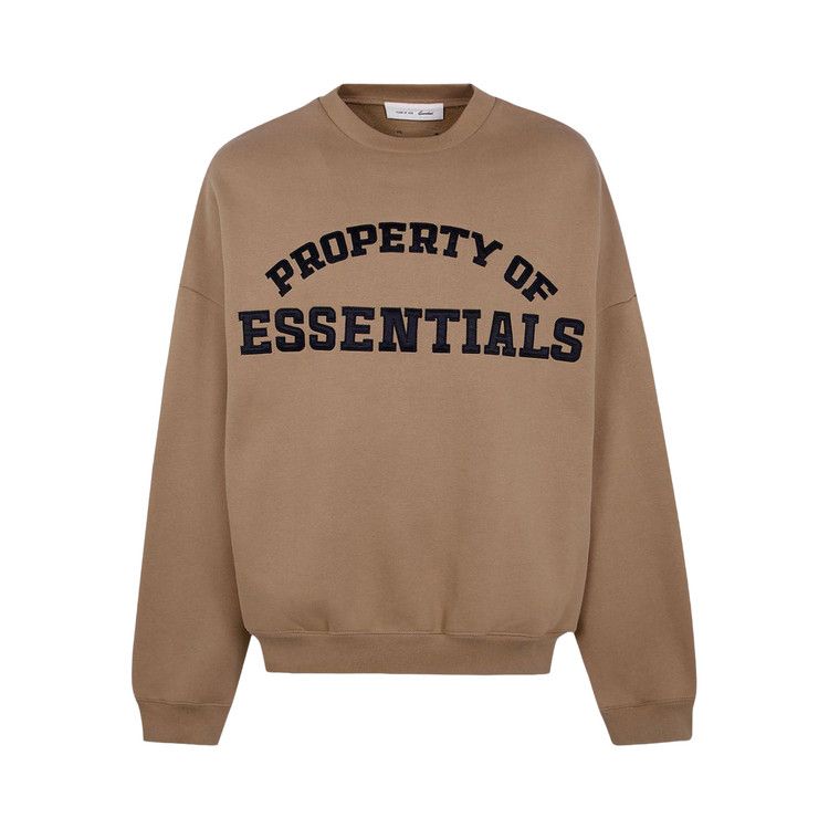Fear of God Essentials Property Lounge Crewneck Sweatshirt 'Dune'