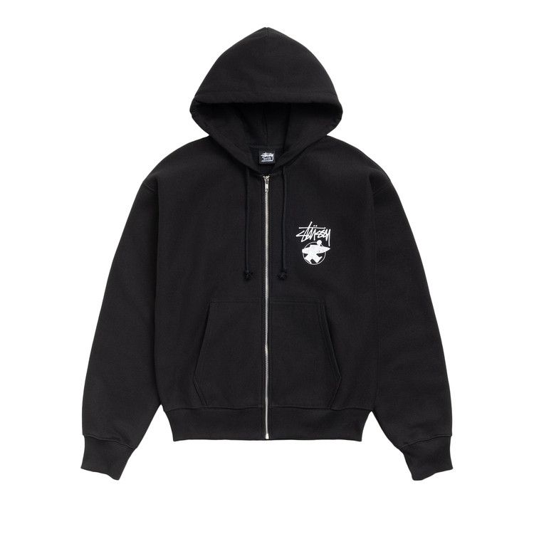 Stussy Long Haul Zip Hood 'Black'