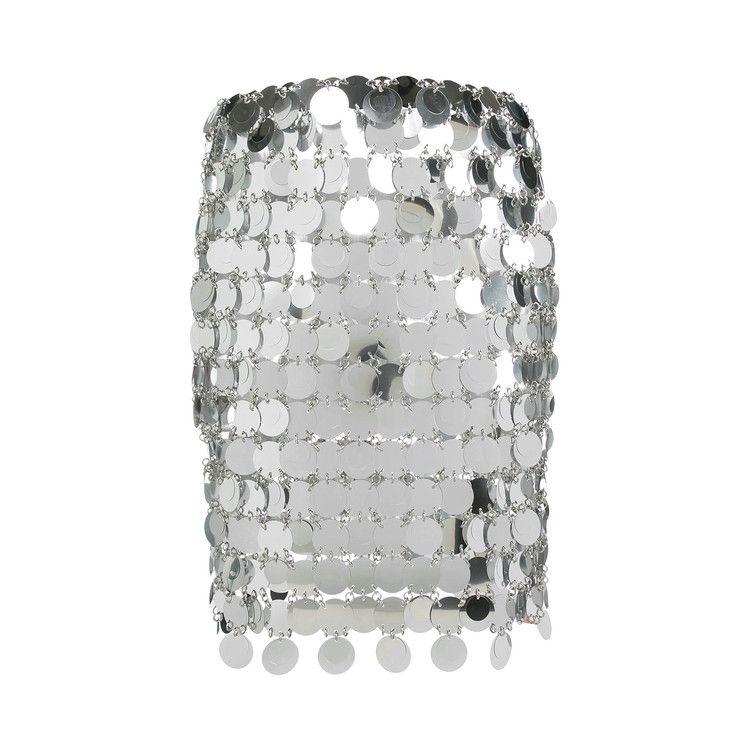Rabanne Jupe Mini Skirt 'Silver'