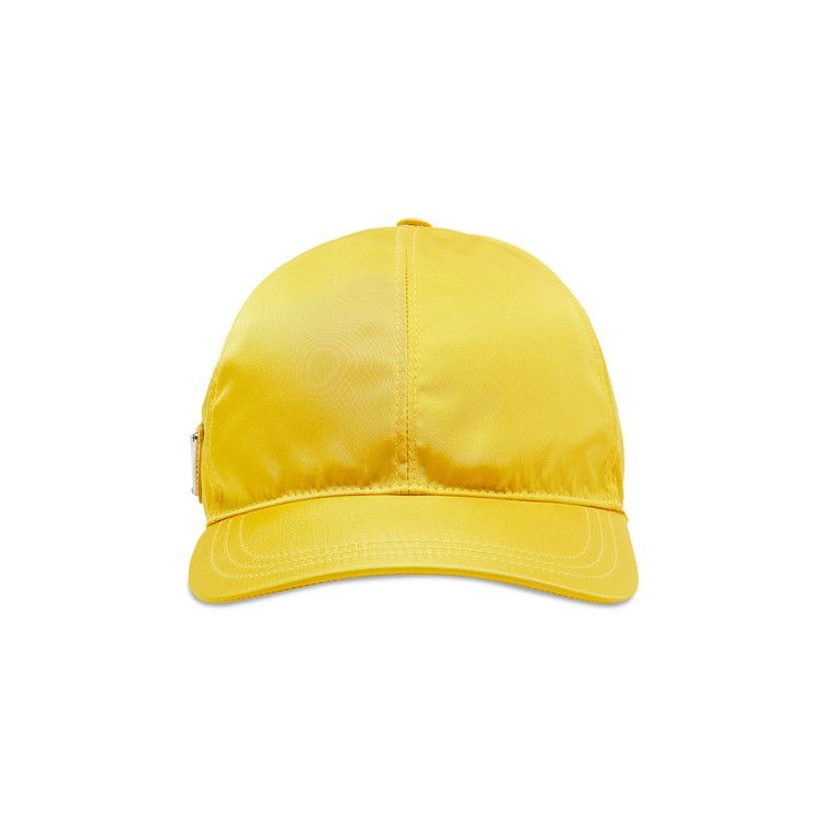 Prada Triangle Logo Nylon Baseball Hat 'Yellow'
