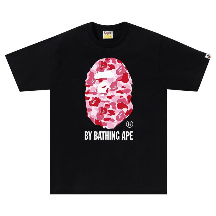 BAPE ABC Camo By Bathing Ape Tee 'Black/Pink'