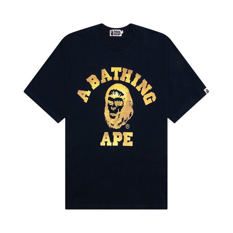 BAPE College Graphic Tee 'Navy'