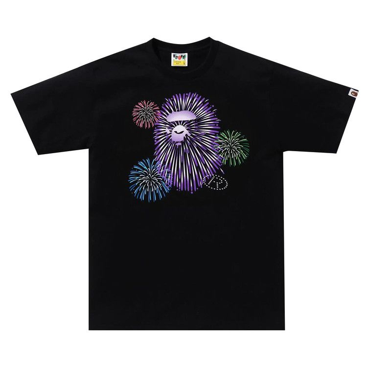 BAPE Ape Head Firework Tee #2 'Black'