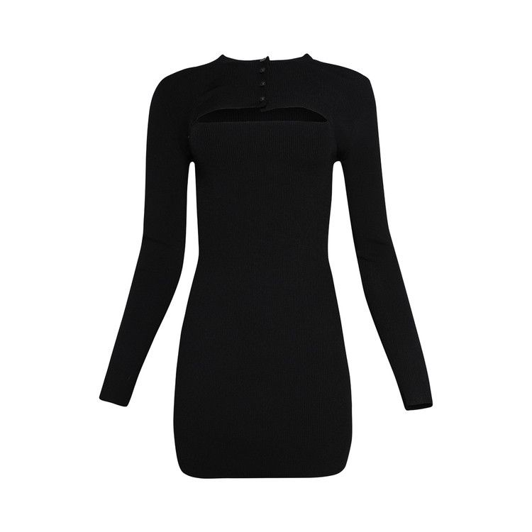 Alexander Wang Cropped Cardigan W/ Cami Mini Dress Twinset 'Black'
