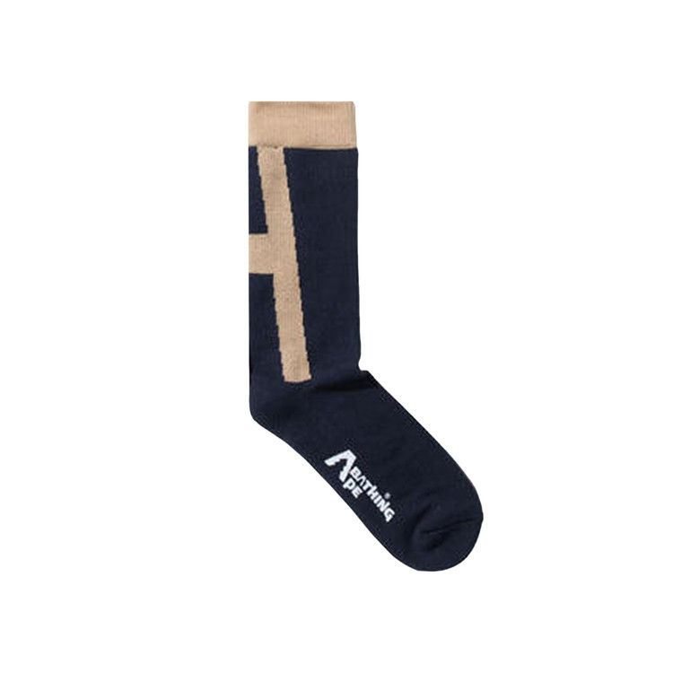 BAPE x Kazuki Kuraishi A Logo Socks 'Charcoal'