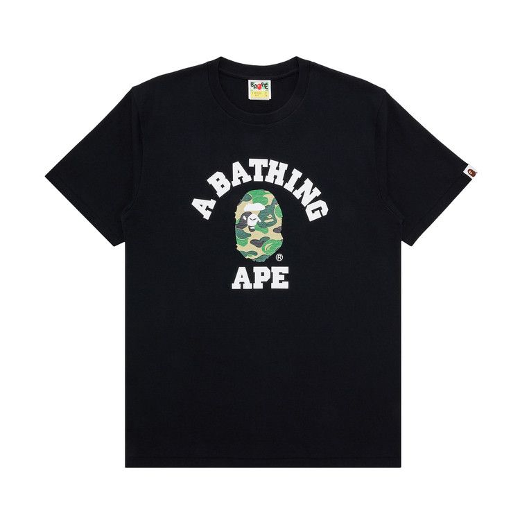 BAPE ABC Camo College Tee 'Black Green'