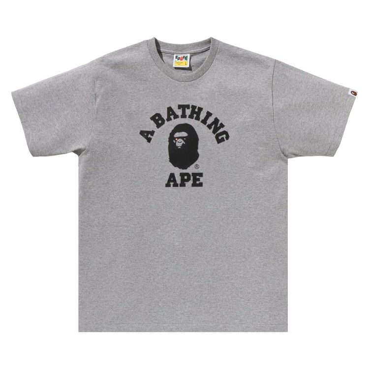 BAPE Stone Eye College Tee 'Grey'