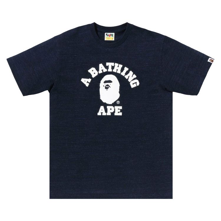 BAPE Stone Eye College Tee 'Blue'