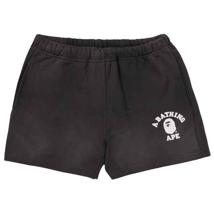BAPE Vintage Washed College Sweat Shorts 'Grey'