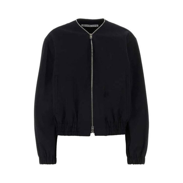 Alexander Wang Zip-Up Bomber Jacket 'Black'