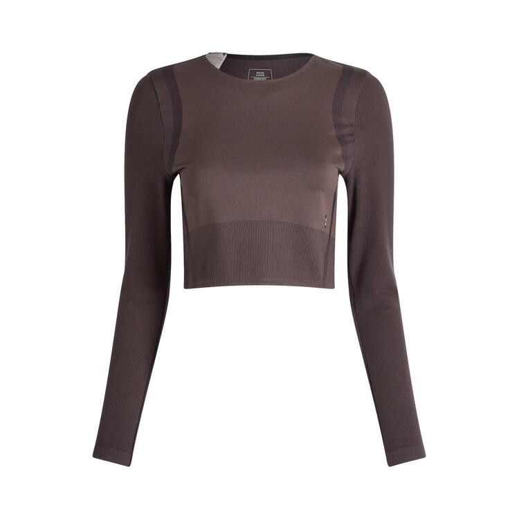 ON Studio Knit Long-T Crop 'Pebble/Black'