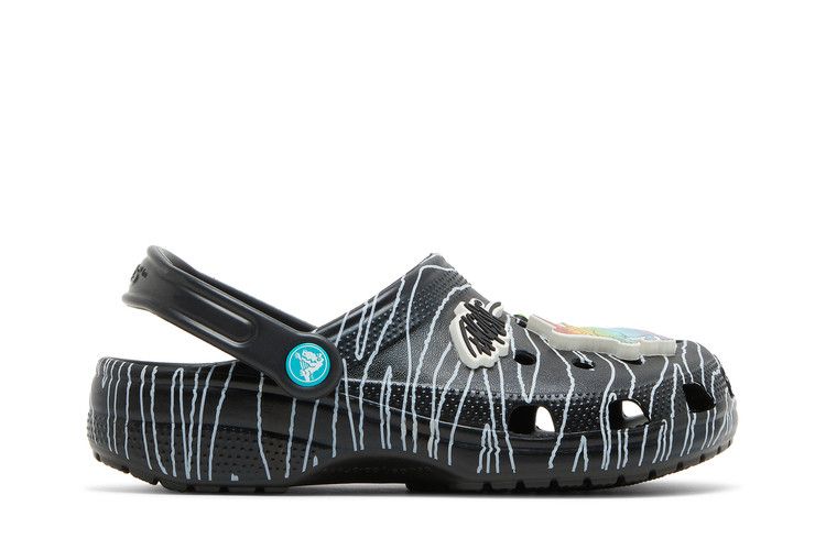 Ron English x Crocs Classic Clog Kids 'Party Animals - Zebra Black'