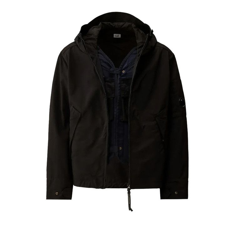 C.P. Company Twill Hooded Lens Jacket 'Total Eclipse'