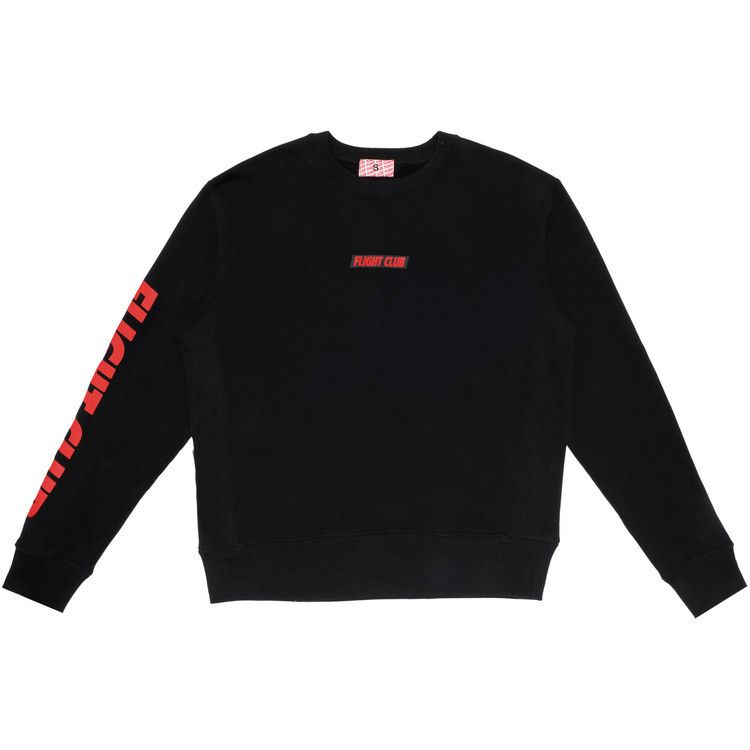 Flight Club Oversized Logo Crewneck 'Black'