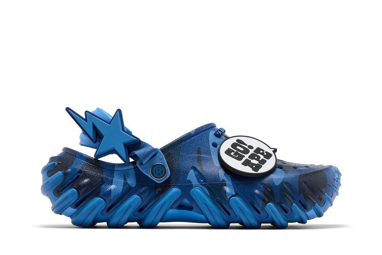 BAPE x Crocs Echo RO Clog 'Blue Camo'