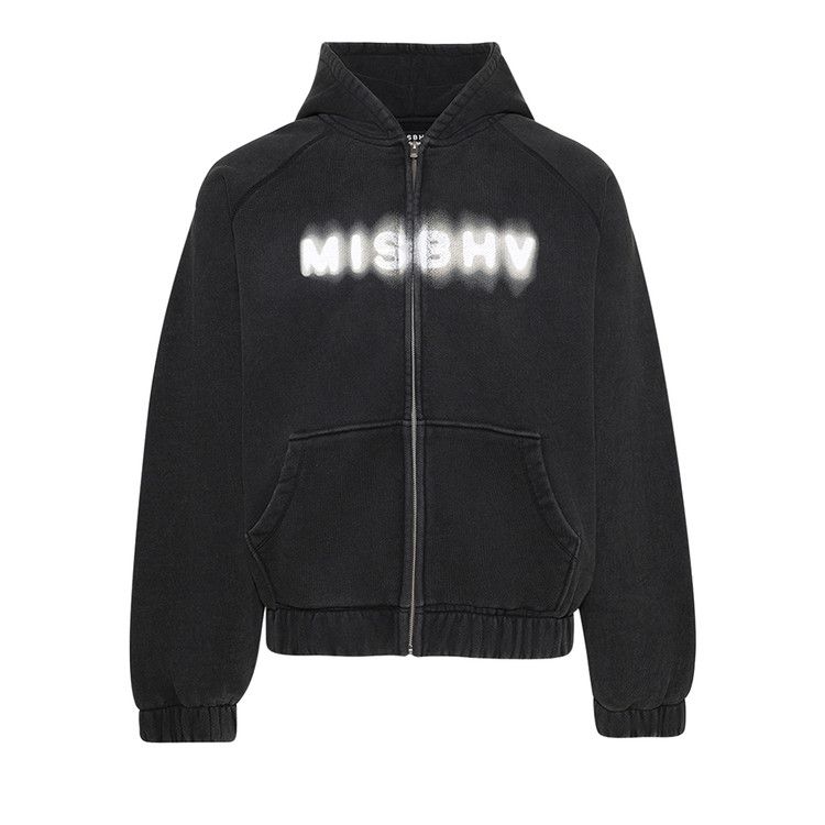 MISBHV Community Zipped Hoodie 'Washed Black'
