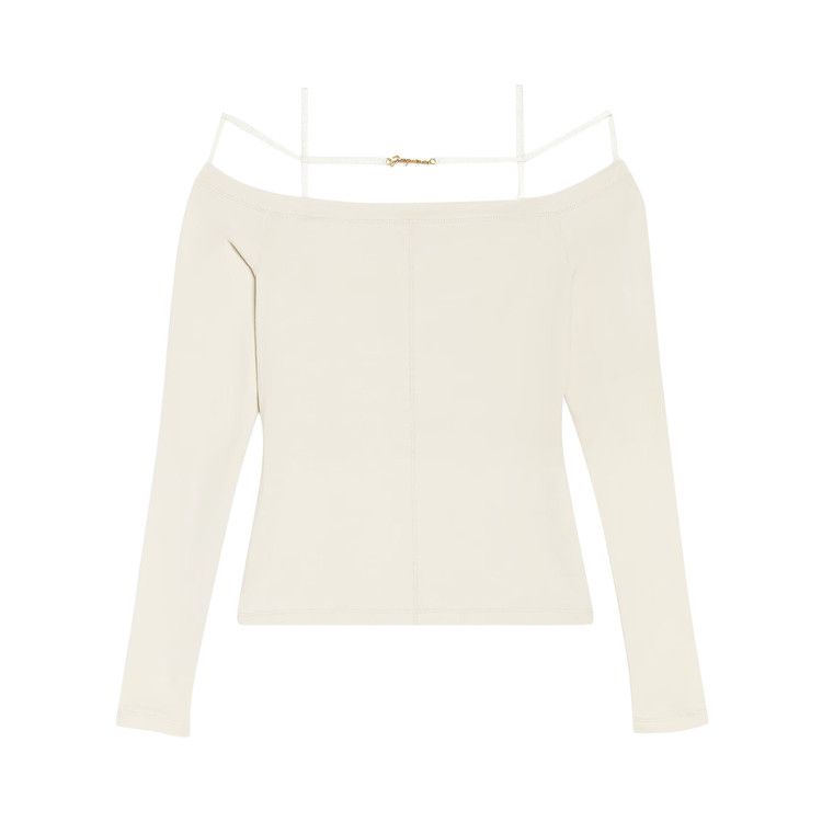 Jacquemus Long-Sleeve Lingerie T-Shirt 'Beige'