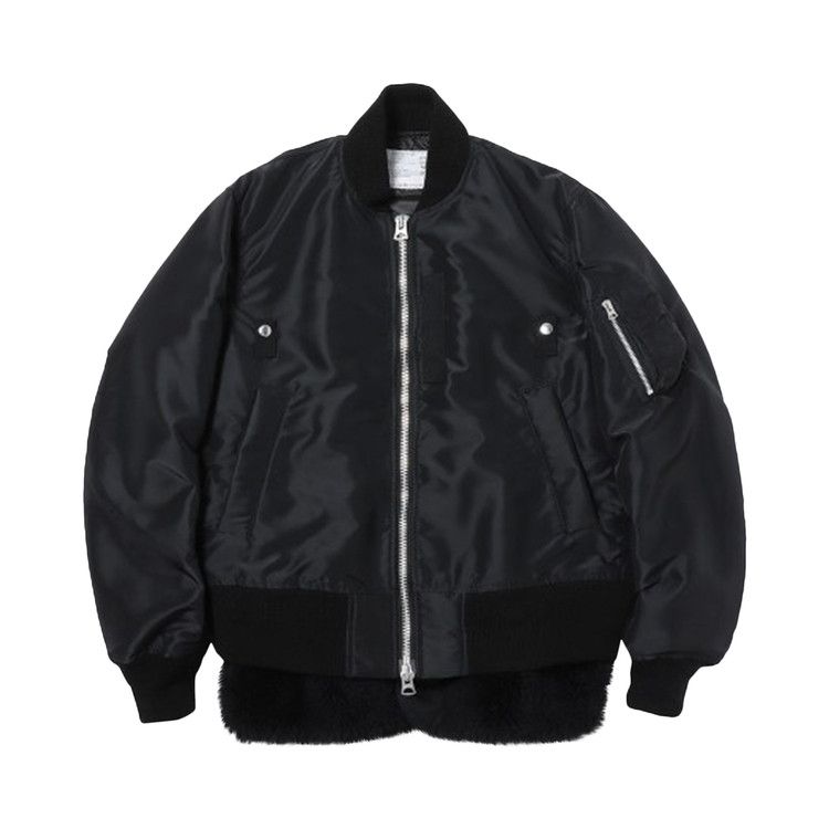 Sacai Nylon Twill Blouson 'Black'