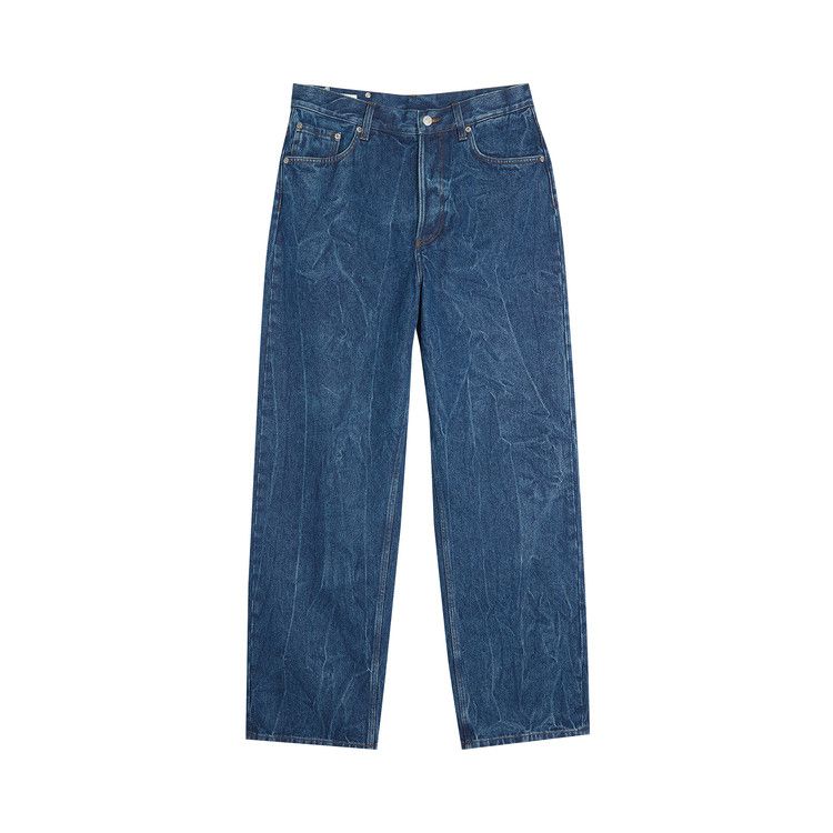 Dries Van Noten Loose Fit Straight Leg Denim Pants 'Blue'