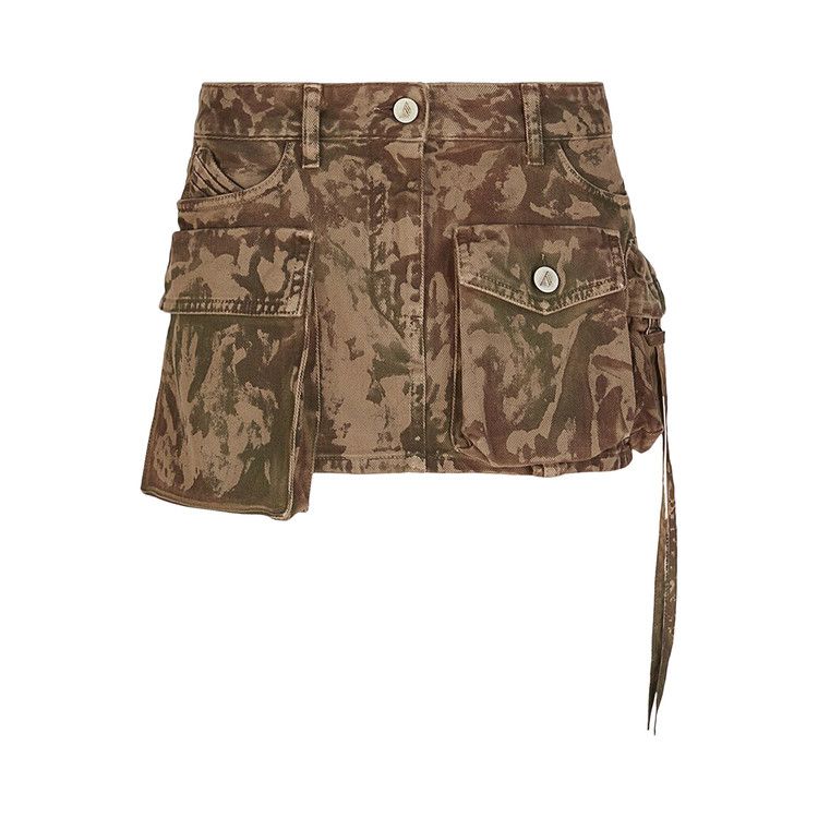 The Attico Fay Mini Skirt 'Chocolate/Eden'