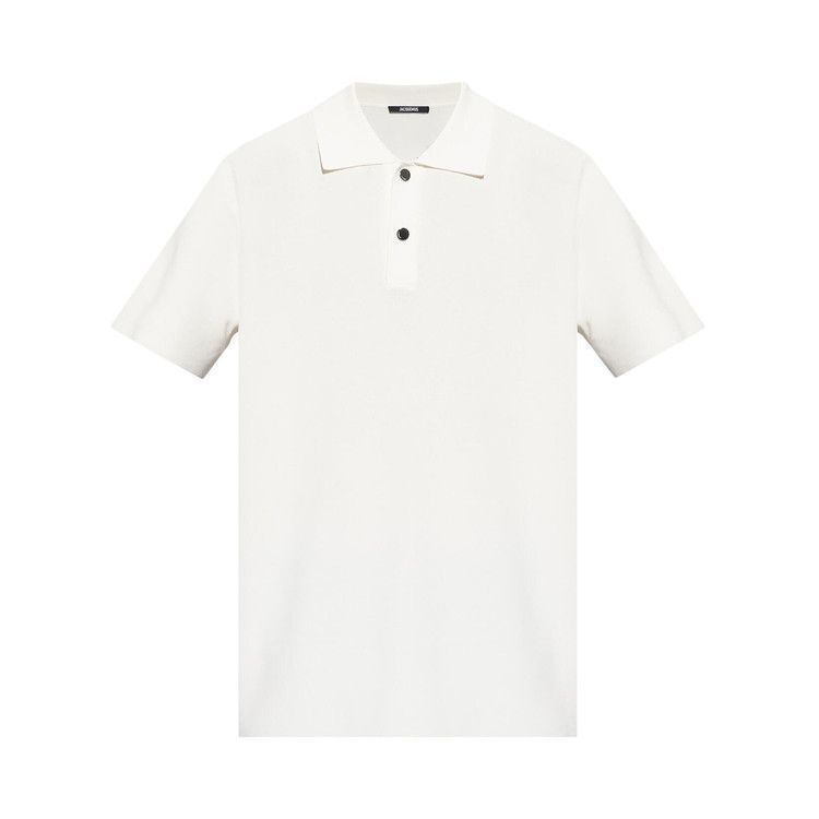 Jacquemus Oversized Knit Polo Shirt 'Off White'