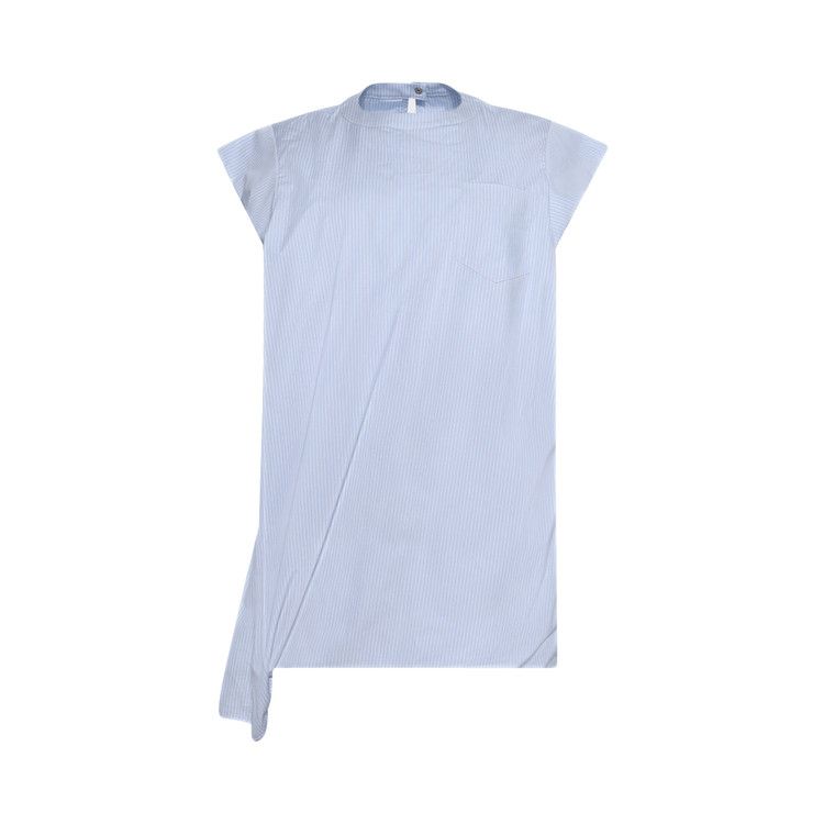 Sacai Cotton Poplin Pullover 'Light Blue/Stripe'