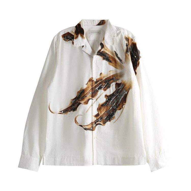 Dries Van Noten Carlty Embellished Shirt 'Tan'