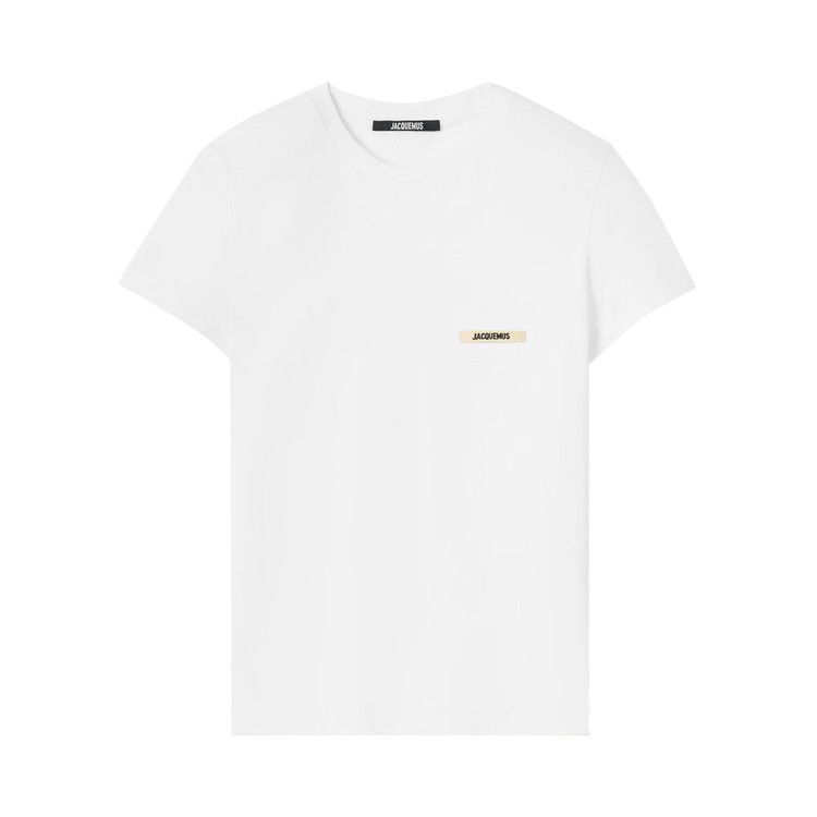 Jacquemus Le T-Shirt Gros Grain 'White'