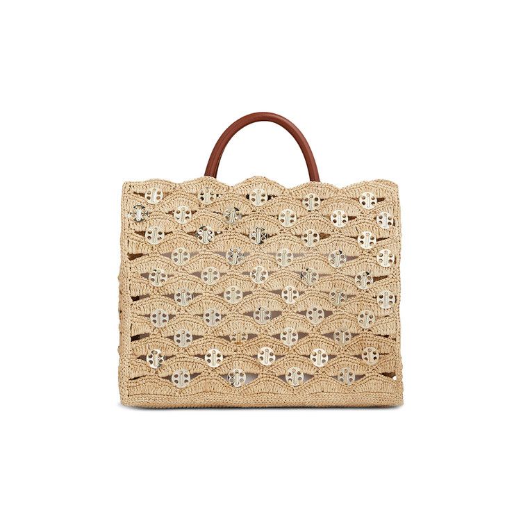 Rabanne Sac A Main Disc-Link Tote Bag 'Natural/Light Gold'
