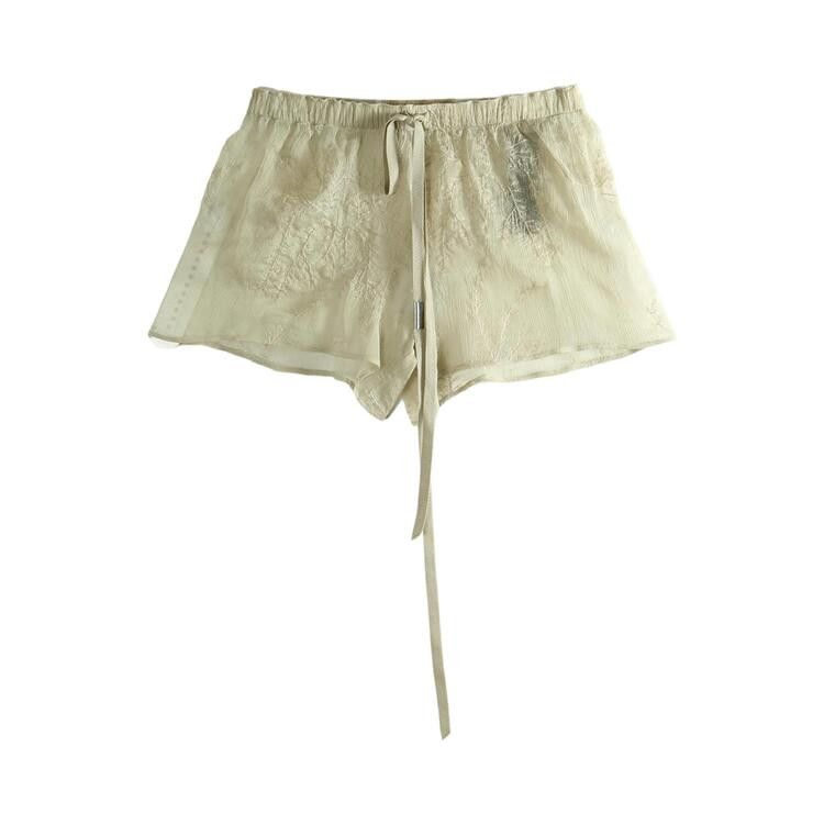 Ann Demeulemeester Nisa Micro Boxer Shorts 'Mastic'