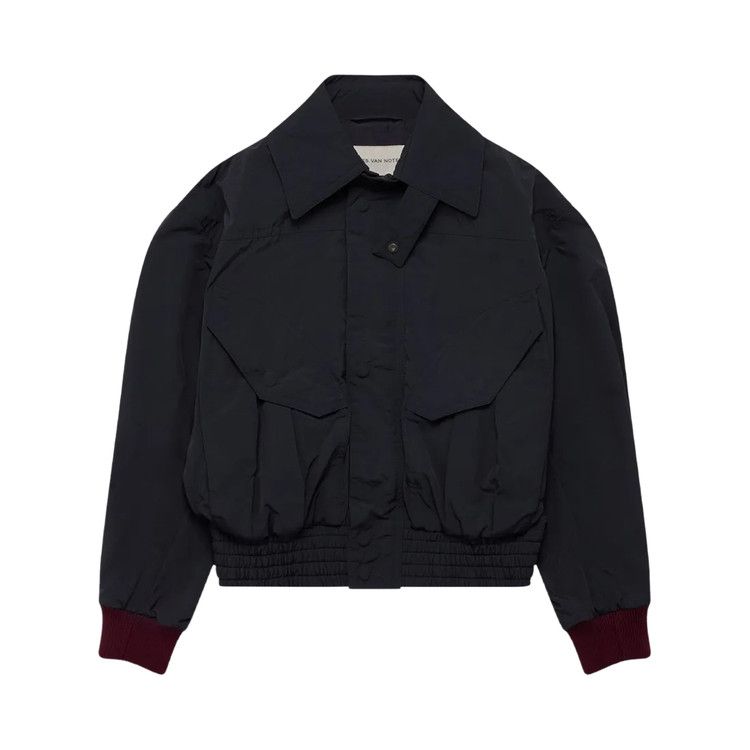 Dries Van Noten Washed Water Repellent Jacket 'Navy'