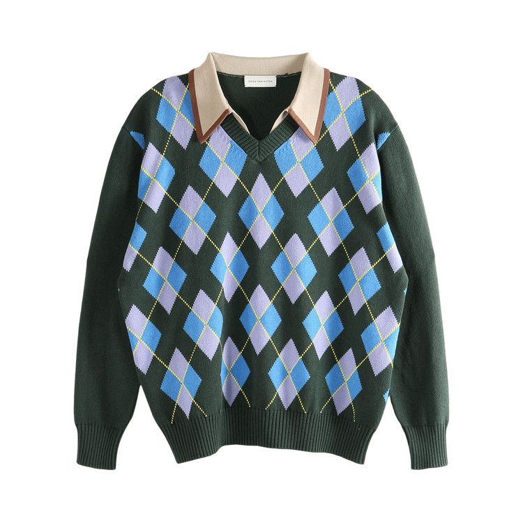 Dries Van Noten Monorail Polo 'Forest'